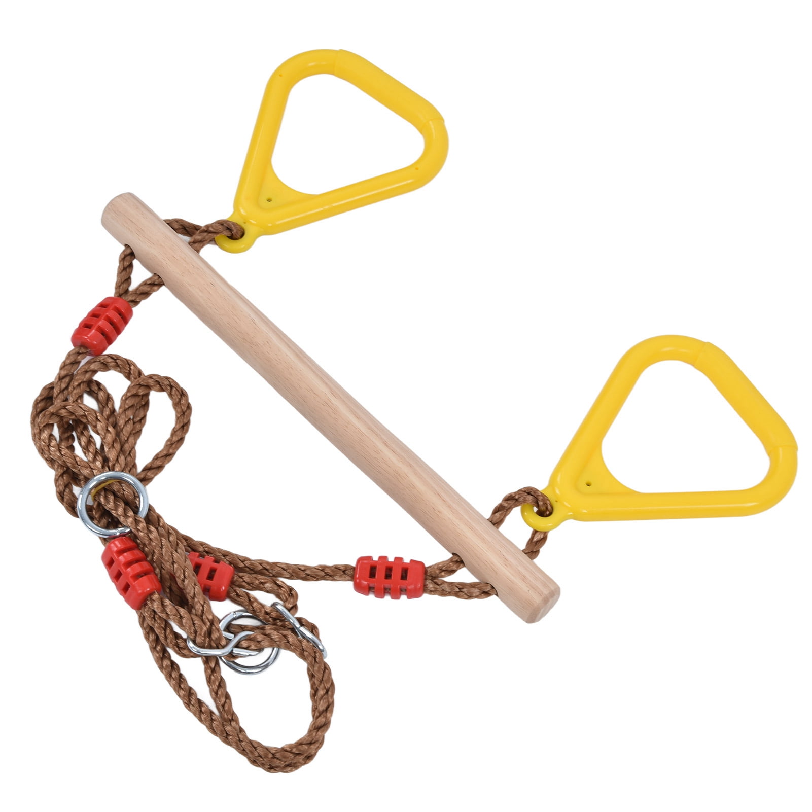 Heavy Duty Trapeze Wooden Stick Children Swing Bar High Strength