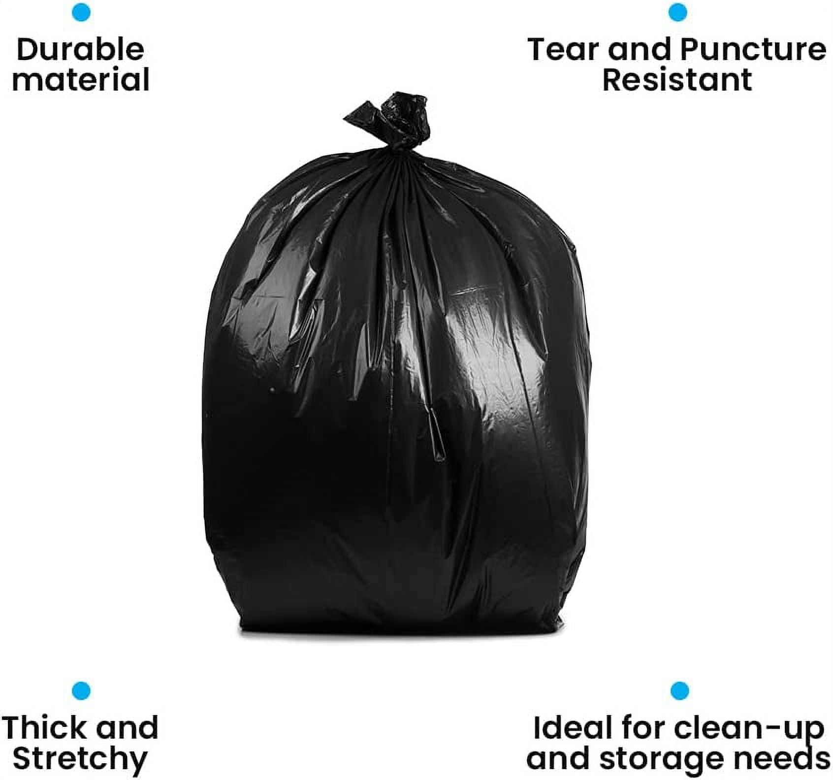 Heavy Duty Trash Bags - Black Garbage Bags - Plastic Trash Bags - Tall ...