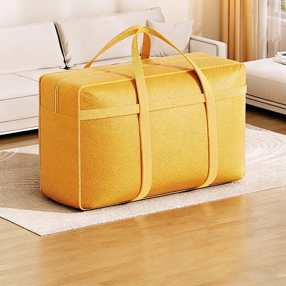 Heavy Duty Travel Storage Bag, Extra Large Moving Tote for Clothes, Blankets, Quilts, Waterproof Duffel Bag with Handles, Multiple Sizes, Durable Carryall