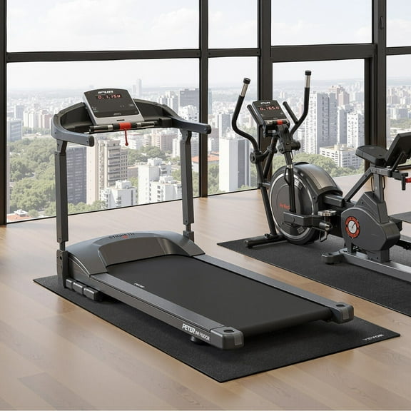 Heavy Duty Treadmill Mat for Carpets, 36" Wide x 78" Long, 1/4" Thick Equipment Pad