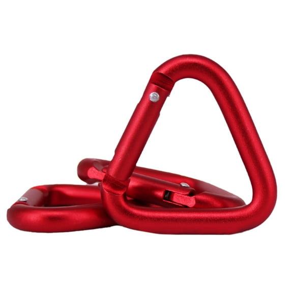 Heavy Duty Triangle Climbing Buckles Durable Metal Carabiner Clips for Mountaineering Rock Climbing Gear Accessories