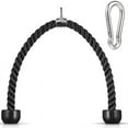 thumbnail image 1 of Heavy Duty Tricep Pull Down Rope 36 Inches with Snap Hook, Fitness Attachment Cable Machine Pulldown Rope for Home Gym, 1 of 8