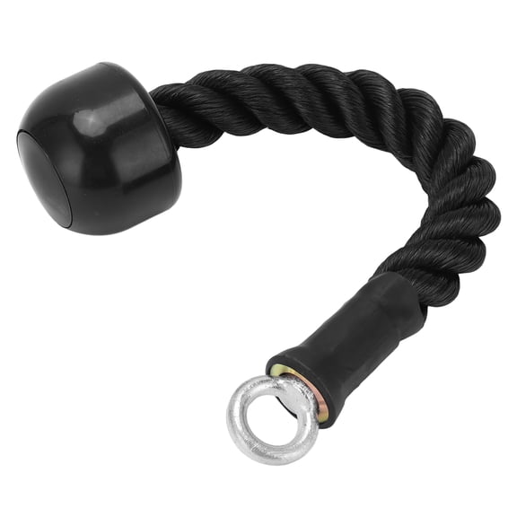 Heavy Duty Tricep Rope for Workout and Gym Cable Machine Attachment - Anti Slip Rubber Lat Pulldown Handle, 36 inches / 91.4 cm