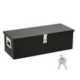 thumbnail image 1 of Heavy-Duty Truck Bed Tool Box — Large Lockable Storage Box — Side Handle — Weatherproof Black Storage Box for Pickup Trucks, Trailers, and RVs — Available in Multiple Sizes, 1 of 7