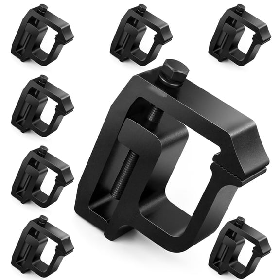 Heavy Duty Truck Cap Clamps for Camper Shells Compatible with Dodge Dakota Ram 1500 2500 3500 F150 F250 Titan Tundra More Secure Truck Topper Clamps for Enhanced Stability and Protection