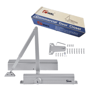Heavy Duty/UL Listed Commercial Automatic Door Closer, Cast Aluminium Body & Steel Arm with Adjustable Speed, ANSI Certification and 3hours fire ratings