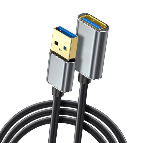 Heavy Duty USB3.0 Male to Female Extension Cable 5Gbps Fast Transmission Aluminum Shell For Desktop Laptop Setups