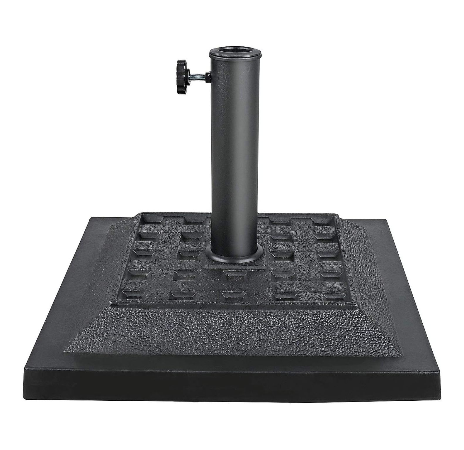 Heavy Duty Umbrella Base 26.5lbs, 17.3'' Patio Umbrella Stand - Black ...