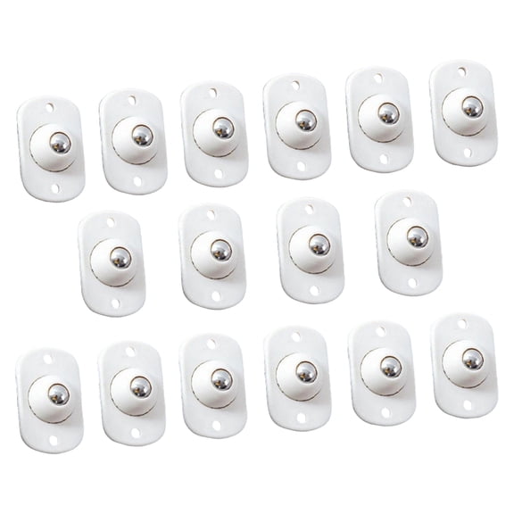Heavy Duty Universal 360° Rotating Self-Adhesive Wheels Set, Universal Furniture Swivel Casters for Moving Nightstands and Shoe Racks, Smart Home Organization Pulley Pack, 16 Pieces