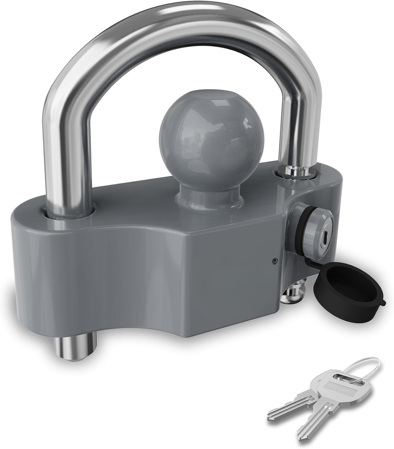 Heavy-Duty Universal Coupler Lock Trailer Locks Ball Hitch Trailer ...