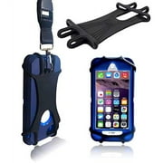 Universal Silicone Lanyard & Card Holder with Neck Strap, Compatible with iPhone, Galaxy & Most Smartphones