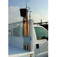 thumbnail image 1 of Heavy Duty Universal Mount - Garden Tool Holding Rack for Rake, Shovel, Etc. - Landscaper, Gardener & Contractor - Commercial Grade Truck & Trailer Mounted Steel Tool Rack (Universal Mount), 1 of 5
