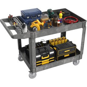 AUTOOL T22 4-Tier Utility Rolling Storage Cart 220 lbs Load-bearing ...