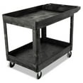 thumbnail image 1 of Heavy-Duty Utility Cart, Two-Shelf, 25-7/8 X 45-1/4 X 33-1/4, Black, 1 of 1