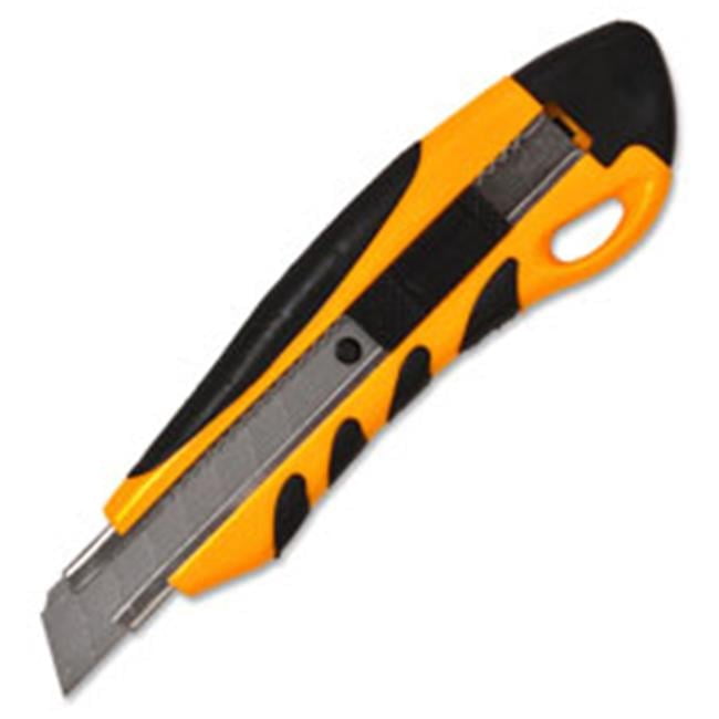 Heavy-Duty Utility Knife, PVC Grip, Plastic, Yellow-Black - Walmart.com