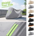 thumbnail image 1 of Heavy Duty Vehicle Protective Shell, Motorcycle Cover Heavy Duty, Motorcycle Covers Waterproof Outdoor Storage, Dirt Bike Cover, 87X43X37 Inch Universal All-Weather Waterproof, 1 of 6