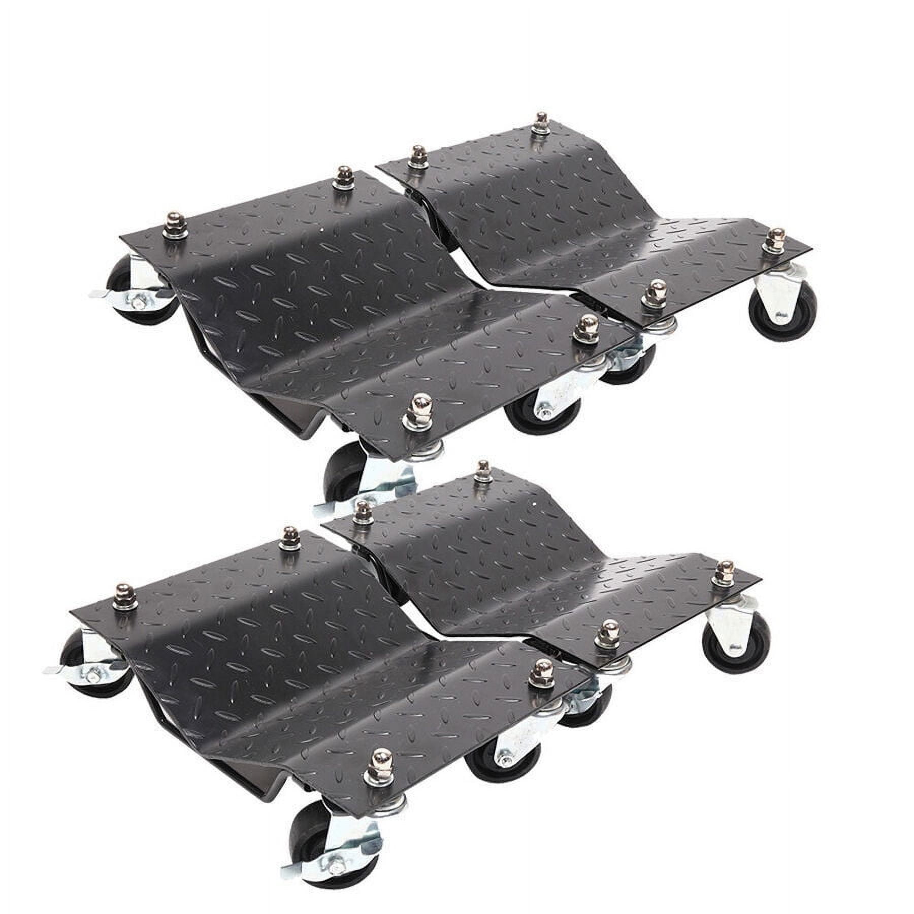 Heavy Duty Vehicle Tire Dollies, 1500 lbs, 4 pieces
