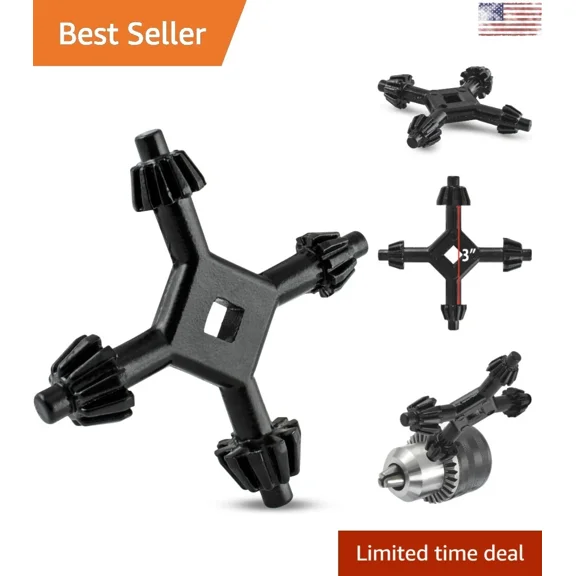 Heavy-Duty Versatile Chuck Key - Fits 6Mm To 16Mm - Multi-Size Universal Wrench