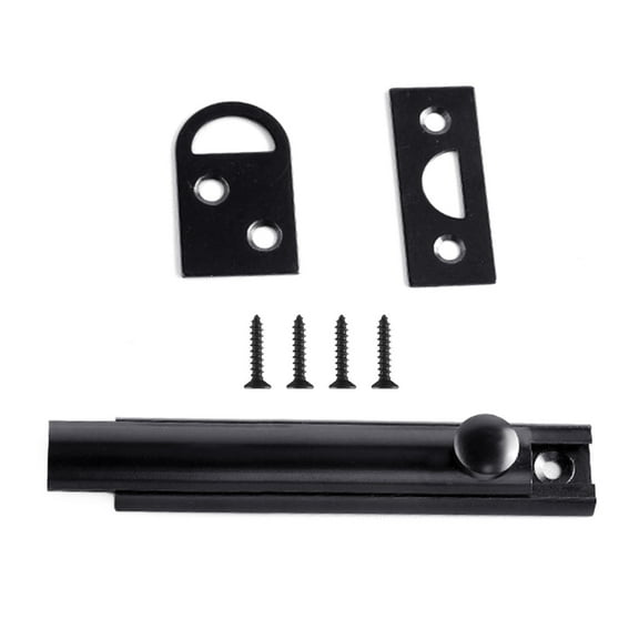 Heavy Duty Vertical Horizontal Mountable Sliding Door Latches Spring Loaded Designs Gliding Bolt for Household