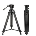 thumbnail image 1 of Heavy Duty Video Tripod, Cayer 64 Inch BV30-Camcorder Tripod System Aluminum Leg, 1 of 1