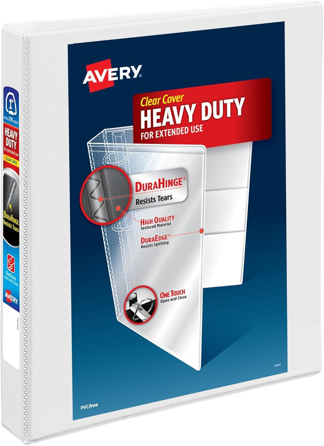 Heavy-Duty View 3 Binder, 1