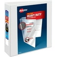 thumbnail image 1 of Heavy-Duty View 3 Ring Binder, 3" One Touch EZD Rings, 670-Sheet Capacity, 3.5 Inch Wide Spine, Great for Home, School Supplies, Office, or Organization Needs, 1 White Binder (79193), 1 of 3