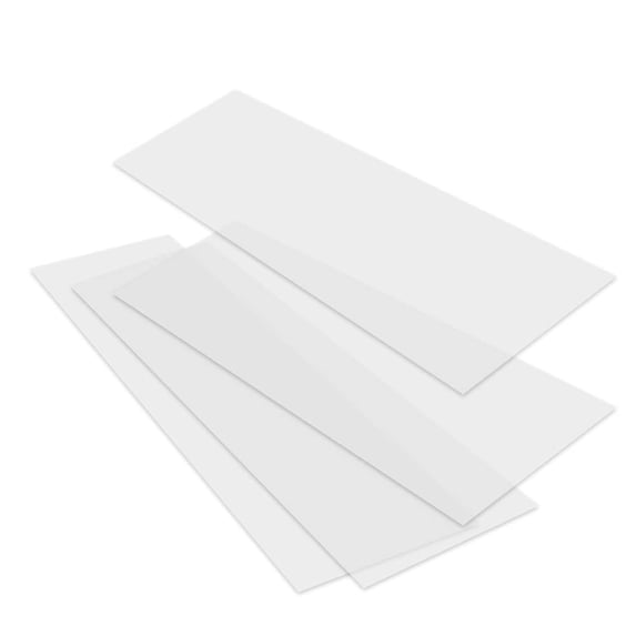 Heavy Duty Vinyl Closet Shelf Liner for Wire Racks or Shelving - for Kitchen Pantry or Cabinet Storage, Clear, 16 Inches x 4 Feet - 4 Pack, Non-Adhesive, Waterproof, Stain-Resistant, Cut-to-Size
