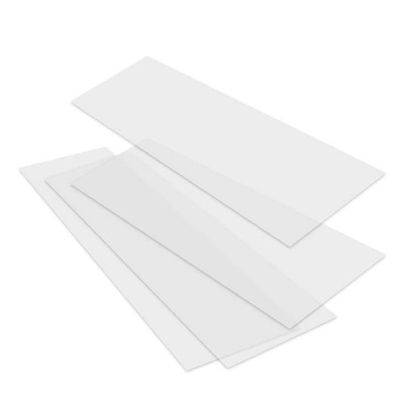 Heavy Duty Vinyl Closet Shelf Liner for Wire Racks or Shelving - for Kitchen Pantry or Cabinet Storage, Clear, 16 Inches x 4 Feet - 4 Pack, Non-Adhesive, Waterproof, Stain-Resistant, Cut-to-Size