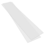 Heavy Duty Vinyl Closet Shelf Liner for Wire Racks or Shelving - for Kitchen Pantry or Cabinet Storage, Clear, 16 Inches x 6 Feet - 2 Pack, Non-Adhesive, Waterproof, Stain-Resistant, Cut-to-Size