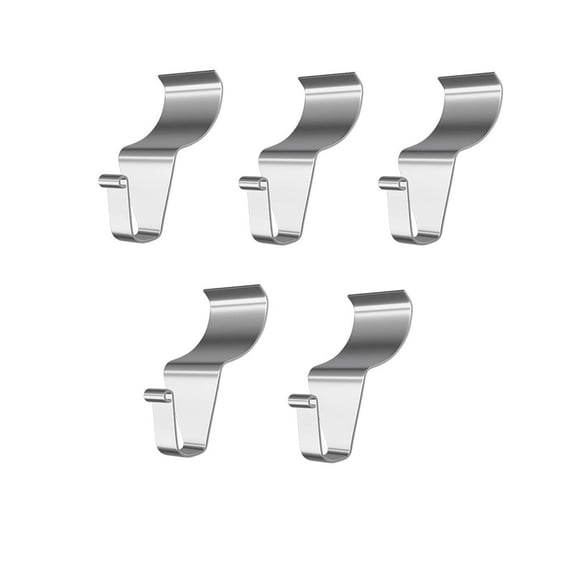 Heavy Duty Vinyl Siding Hooks Clips No-Tool Installation for Horizontal Siding Secure Hanging for Outdoor Lights Wreaths Decor Rust-Resistant Stainless Steel Construction
