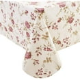 thumbnail image 1 of Heavy Duty Vinyl Tablecloth with Flannel Backing Waterproof Oil-Proof PVC Table Cloth Stain-Resistant Wipeable Rectangle or Square Table Cover (Leaves, 52X52 Inch), 1 of 6