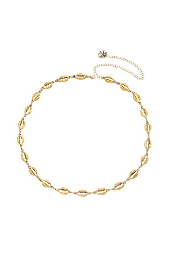 Heavy Duty Waist Belt Stylish for Stage Dance Music Festival Jeans Dress Belt Body Jewelry Chain Metallic Belly Dance