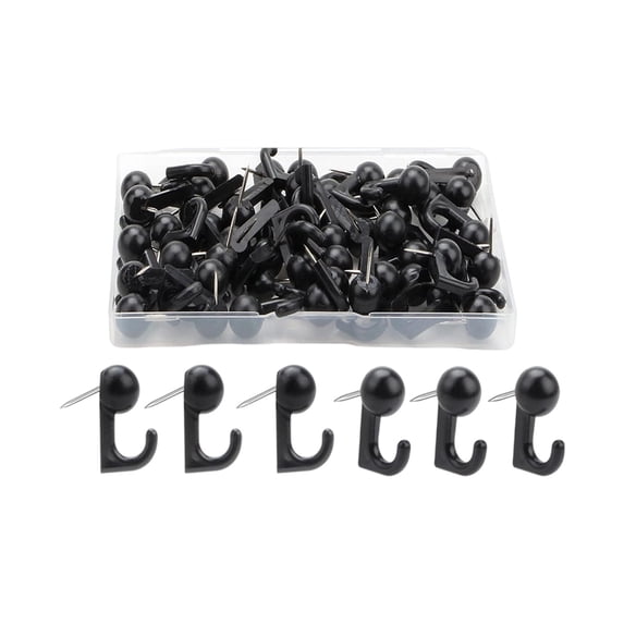 Heavy Duty Wall Hooks Pins For Hanging Pictures Decorations Kitchen Bathroom Organization Mounts 30PCS