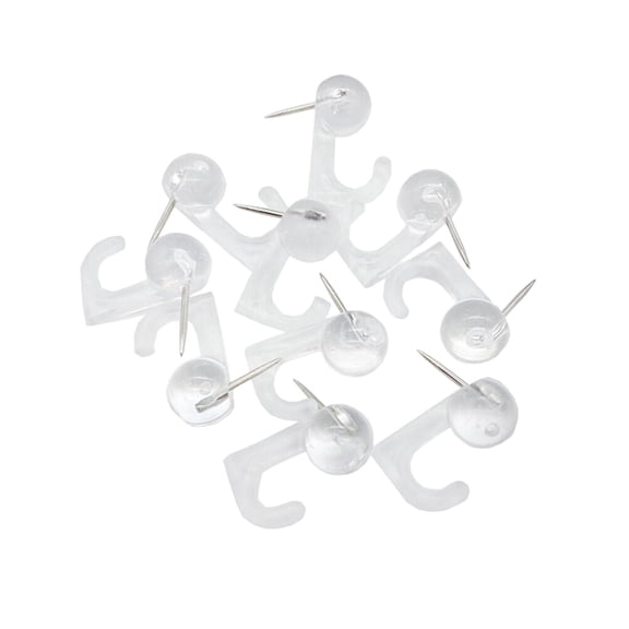 Heavy Duty Wall Hooks Pins For Hanging Pictures Kitchen Bathroom Organization Mounts 30PCS