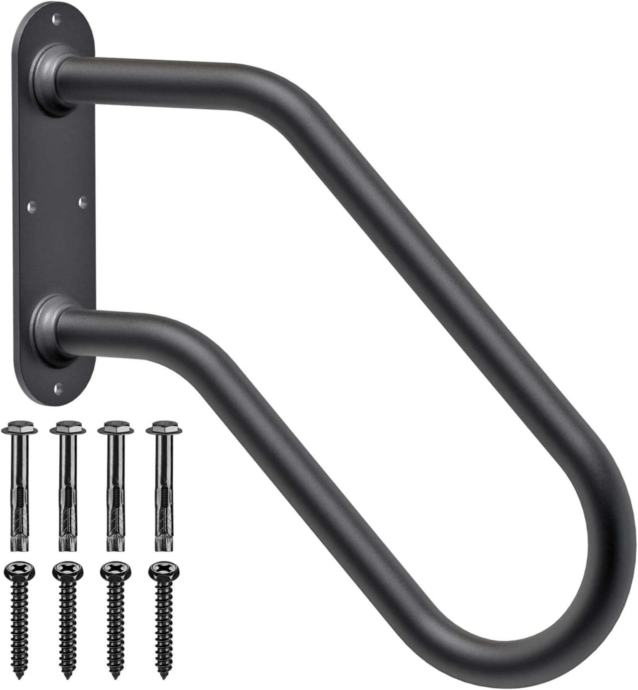 Heavy Duty Wall Mount Handrails for Outdoor Steps, Non-Slip Stair Grab ...