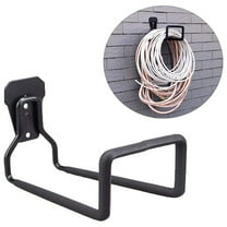 Heavy Duty Wall Mount Hose Hanger | Steel Water Hose Holder for Outdoor, Garage, Garden | Rustproof, Space-Saving Reel Rack | Holds Up to 150ft | 7.7 x 4.7 x 5.3 in | Mounting Hardware Included