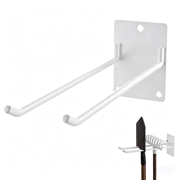Heavy Duty Wall Mount Tool Organizer – 10 Inch Double Hook Storage Rack ...
