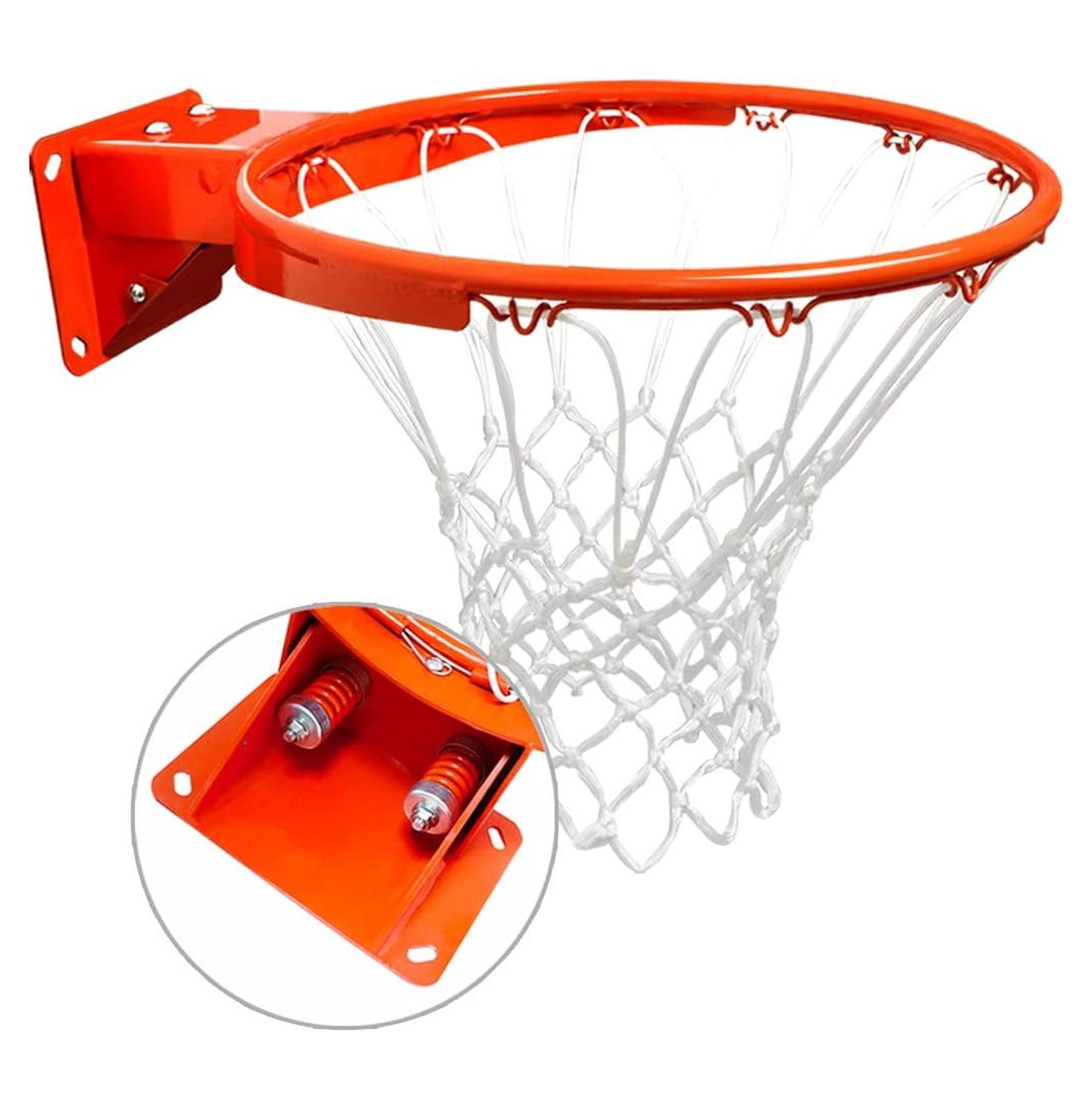 Heavy Duty Wall Mounted Basketball Rim, 18 inch Professional Hanging ...