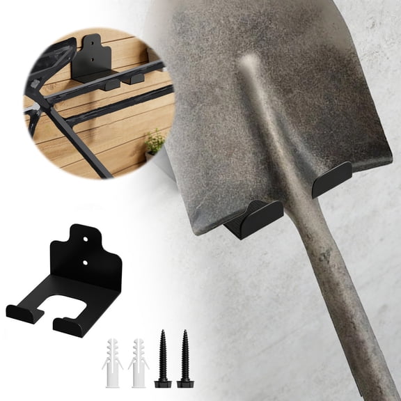 Heavy Duty Wall Mounted Garage Organizer Hanger Holder For Garden Tools Trimmer Shovel Power Mower Storage And Efficient Space Management