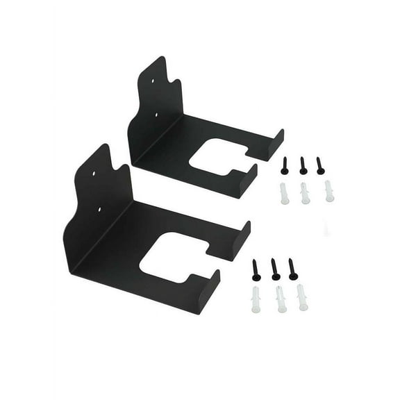 Heavy Duty Wall Mounted Garden Tool Hanger Rack 2PCS Rustproof Space Saving Organizer for Trimmer Shovel Rake Mop