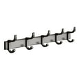 thumbnail image 1 of Heavy Duty Wall Mounted Rack,Stainless Steel Hook Rack with 5 Hooks for Coat Hat Towel Robe, Rust-proof and Space Saving, Organizer for Mudroom Bathroom Entryway (13.54x2.75x1.18in), 1 of 6