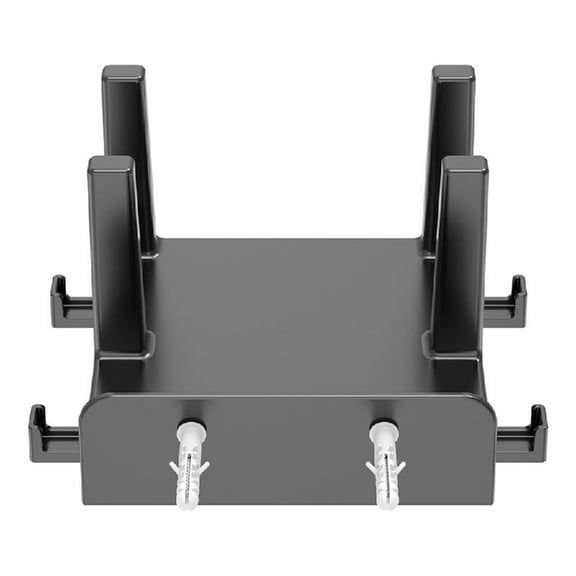 Heavy Duty Wall Mounted Shelf Rack For Cable Box Routers Modem With Hooks
