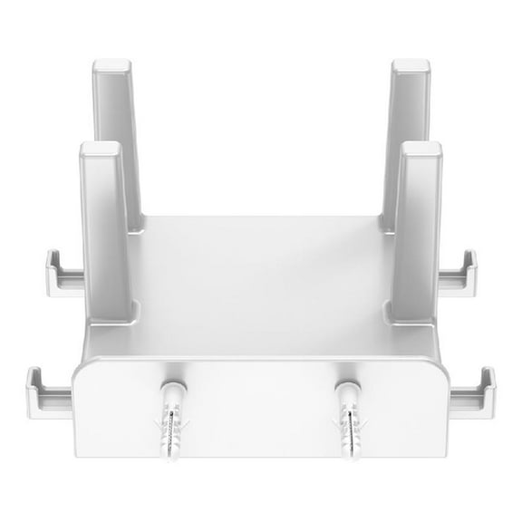 Heavy Duty Wall Mounted Shelf Rack For Cable Box Routers Modem With Hooks