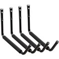 thumbnail image 1 of Heavy Duty Wall Mounted Utility Hanging Hooks, Kayak Storage Ladder Hanger Space Saving Design for Garages Stores Houses, 4 Pack, 1 of 5