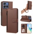 thumbnail image 1 of Heavy Duty Wallet Phone Case for [Motorola Moto G Stylus 2025 5G] with Card Slots and Kickstand Brown, 1 of 5