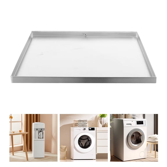 Heavy Duty Washer Machine Drain Pan, Drip Tray Catch, Washing Machine Pan 30*30*1.5in