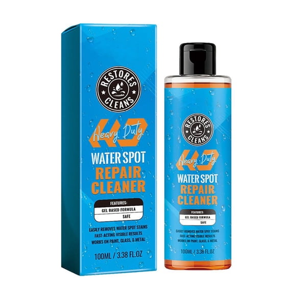 Heavy Duty Water Spot Remover Gel, Ceramic Quick Detailer Spray for Paint, Glass, and Metal for Cars, Trucks, SUVs, Motorcycles and RVs, Boosts Gloss, Hydrophobic Protection