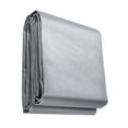thumbnail image 1 of Heavy Duty Waterproof 20x30 ft 10 Mil Poly Tarp Cover Silver Brown Multi Purpose Outdoor Tarpaulin Reinforced Grommets UV Tear Temperature Resistant, 1 of 6