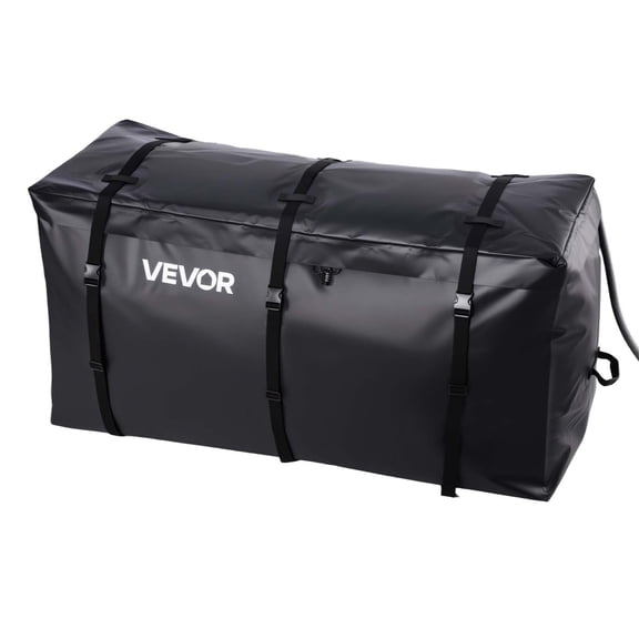 Heavy Duty Waterproof 840D PVC Hitch Cargo Carrier Bag 30 Cubic Feet 60.24x24.02x35.94in for Truck Bed SUV Van with Reinforced Straps