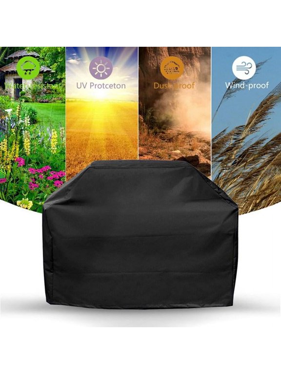 Heavy Duty Waterproof Barbecue Gas Grill Cover, 30.15*22.83Inch BBQ Cover, Fade and UV Resistant, Sturdy and Convenient, Fits Grills of Weber Char-Broil Nexgrill Brinkmann